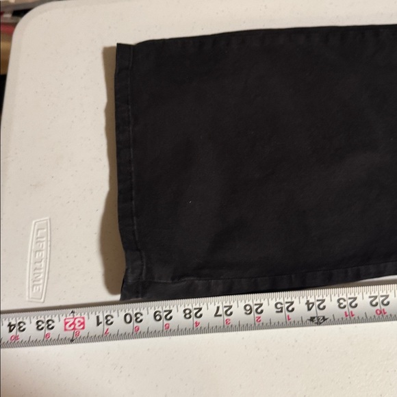 Marine Layer Bridget Twill Flare Pants Full Length Black - Picture 7 of 12